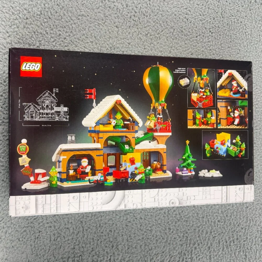LEGO 10339 Santa's Post Office Christmas Toy Building Set Holiday Gift Collector
